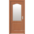 Современная деревянная конструкция ПВХ-дверь (WX-PW-135)